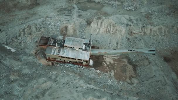 Régi történelmi arany kotrás aranybányászat — Stock videók