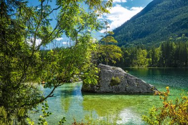 Der HIntersee in der Ramsau im Berchtesgadener Land, einer der beliebtesten Foto Hotspot in Bayern