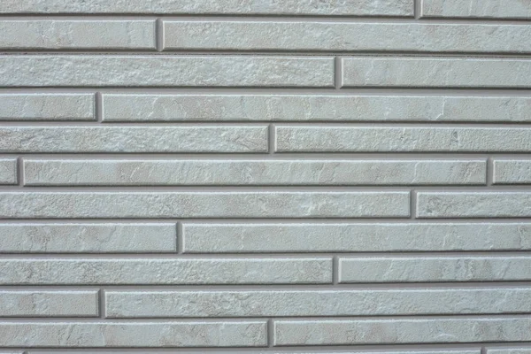 Gris Mur Briques Texture Fond Carrelé Gros Plan — Photo