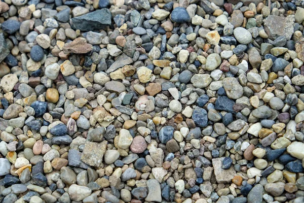 Bunte Kleine Kieselsteine Und Stein Für Hintergrund Textur — Stockfoto