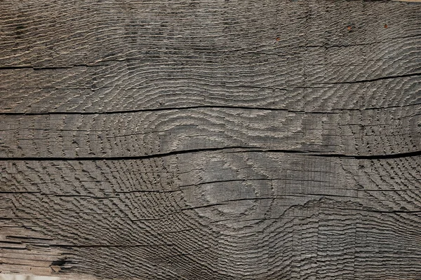 Tekstura Czarnego Ciemnobrązowego Starego Drewna Stara Deska Węzłami Szeroka Faktura — Zdjęcie stockowe