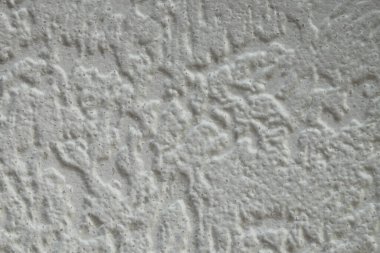 Beyaz köpük plastik duvar dokusu, tavan fayansı.