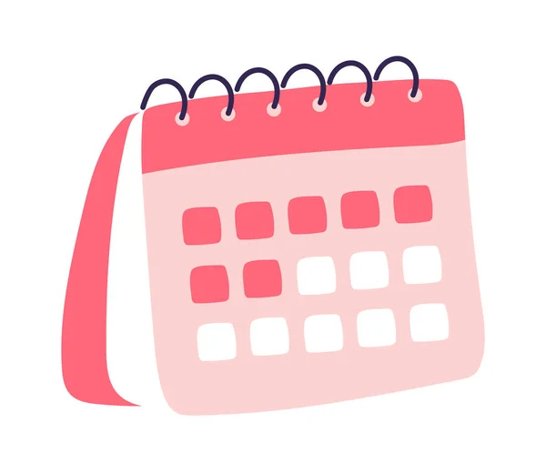 Menstrual calendar. Calendar icon. — Stock Vector