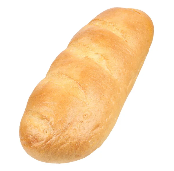 Bread Whole Loaf Isolated White Background — Stock Photo, Image