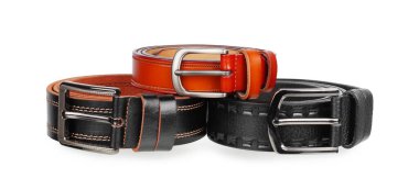 Beyaz arkaplanda izole edilmiş kemerler