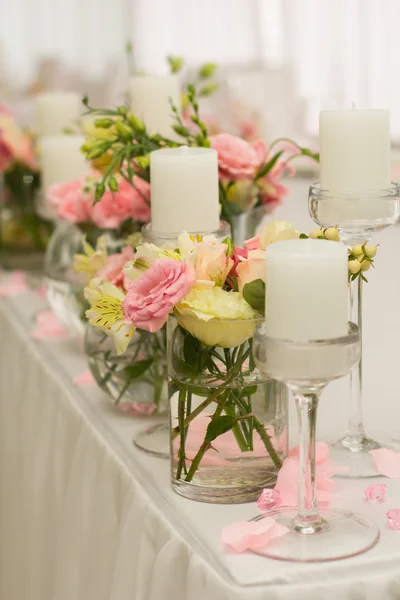 Decoração de casamento. Interior decoração de férias . — Fotografia de Stock