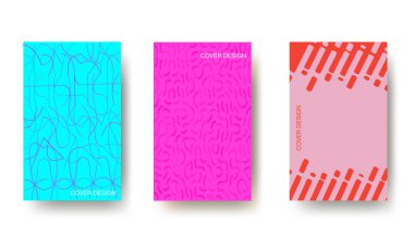 Dekorasyon sunumu, broşür, katalog, poster, kitap, dergi için minimal kapak tasarımı
