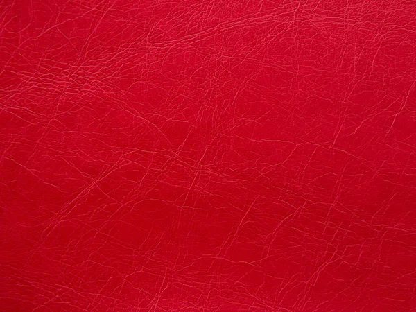 Pelle Rossa Pelle Sfondo Artificiale Texture Falsa Modello Irregolare Copia — Foto Stock
