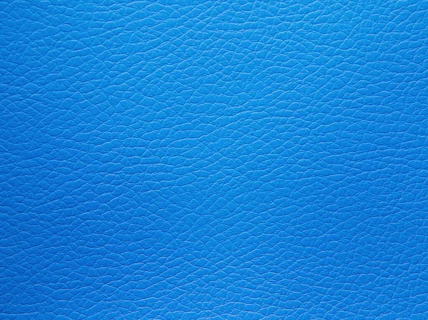 Colore Blu Pelle Sfondo Artificiale Pelle Modello Irregolare Copia Spazio — Foto Stock