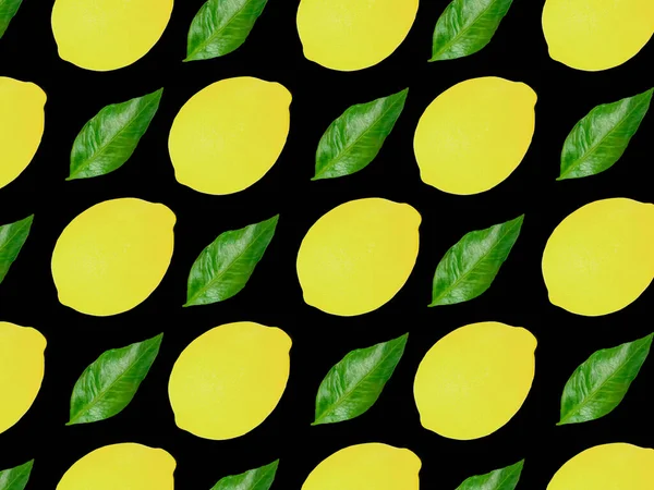 Citrus Fruits seamless pattern.Creative summer background composition.