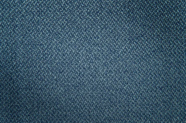 Cor Azul Têxtil Texturizado Pano Fundo Lona Tecido Mobiliário Contexto — Fotografia de Stock