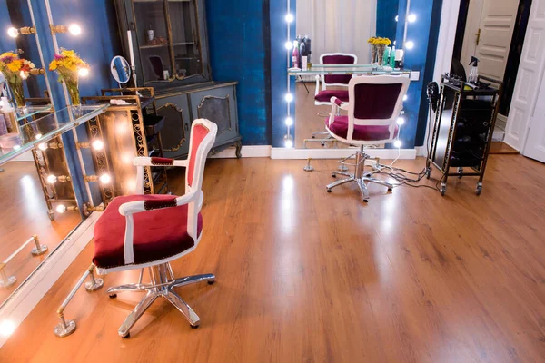 Interior of a new hair salon