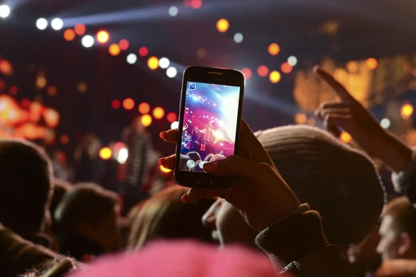 Photographing a concert