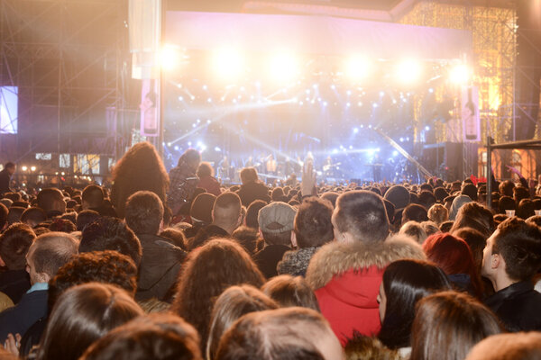 People on a concert