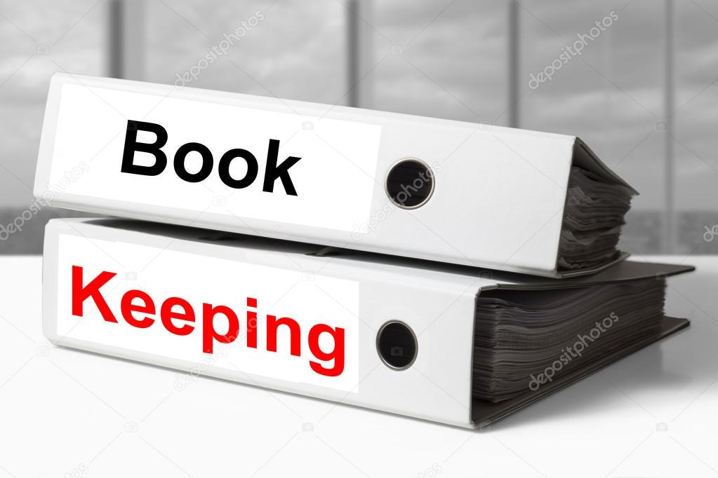 Office binders bookkeeping — Stock Photo © Imilian 54624445