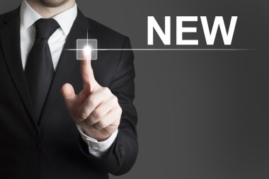 işadamı itme düğmesini yeni