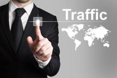 Düğme Rating Dünya Haritası iterek işadamı