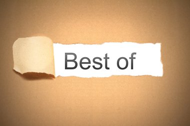 kahverengi kağıt ortaya çıkarmak için en iyi-in yırtılmış