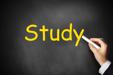 el yazısı çalışma Siyah Kara tahta