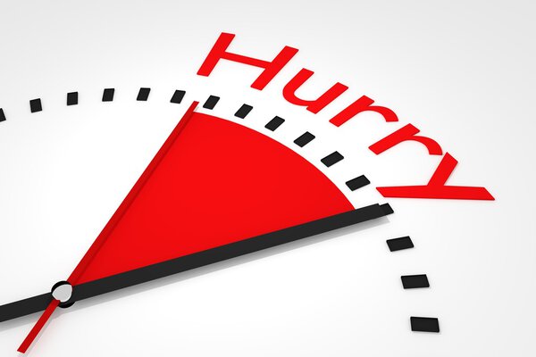 Часы с красными секундами
 