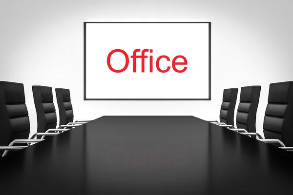 Büyük konferans Oda beyaz tahta office — Stok fotoğraf