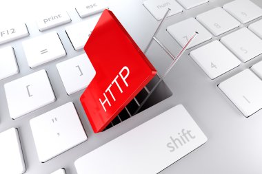 bilgisayar klavye kırmızı ile girin anahtar Altgeçit merdiven http
