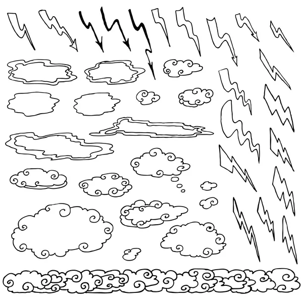 Éléments Bubbles ensemble cadre — Image vectorielle