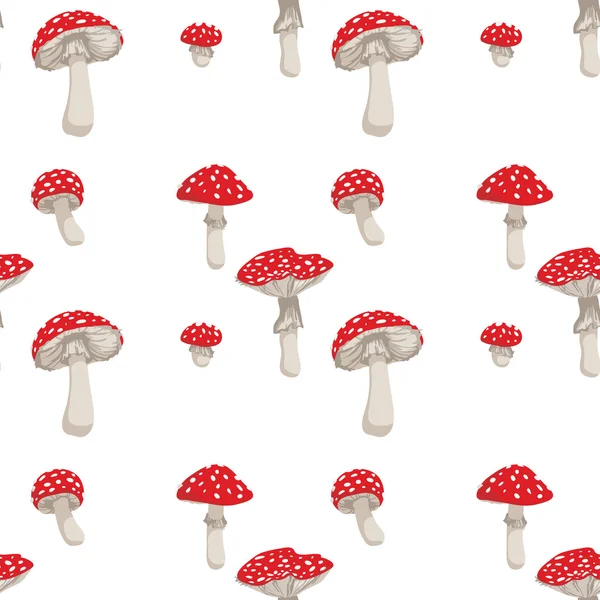 Modèle de champignons — Image vectorielle