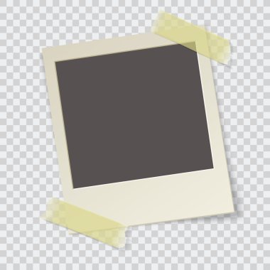 eski fotoğraf çerçeve vektörel çizimi