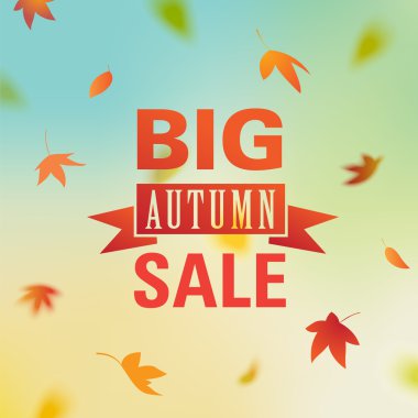 vektör sonbahar Satılık arka plan