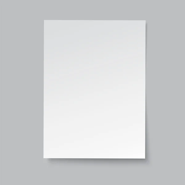 张空白的纸矢量 — 图库矢量图片