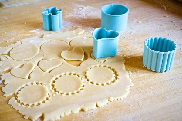 Fazer biscoitos em casa — Fotografia de Stock
