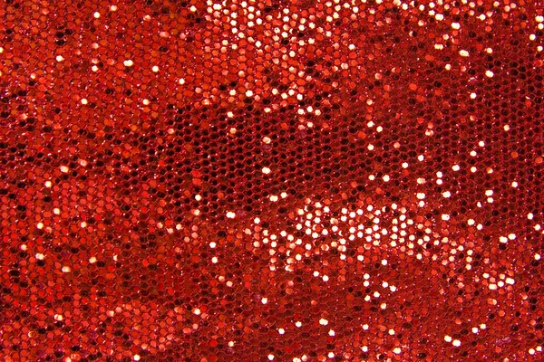 Tło włókienniczych czerwone cekiny — Zdjęcie stockowe