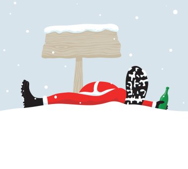 Santa tabela altında rahatlatıcı