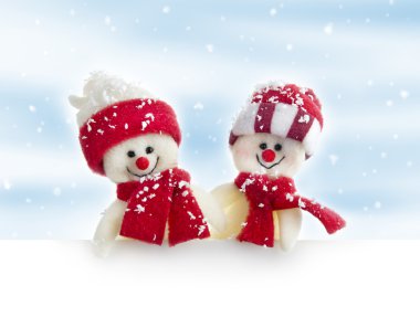 kardan adamlar, hiçbir adı oyuncak ile banner