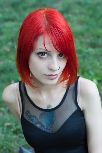 Gadis rambut merah — Stok Foto