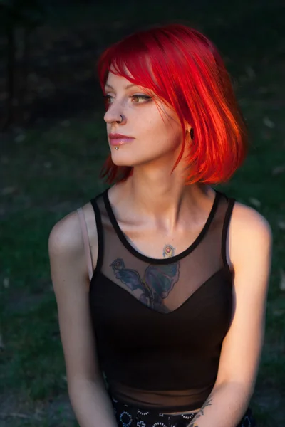 Chica de pelo rojo —  Fotos de Stock