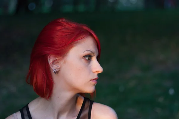 Red Hair Girl — Stock Photo, Image