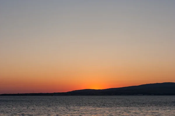 Sunset in black sea, gelenzik — Stock Photo, Image