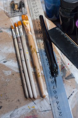 Sanatçı çalışma alanı