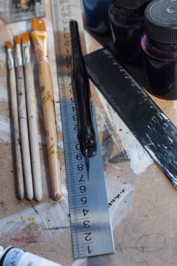 Sanatçı çalışma alanı