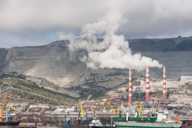 Endüstriyel panorama görünüm