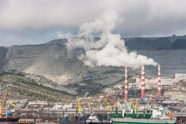 Industriální panorama pohled Stock Fotografie