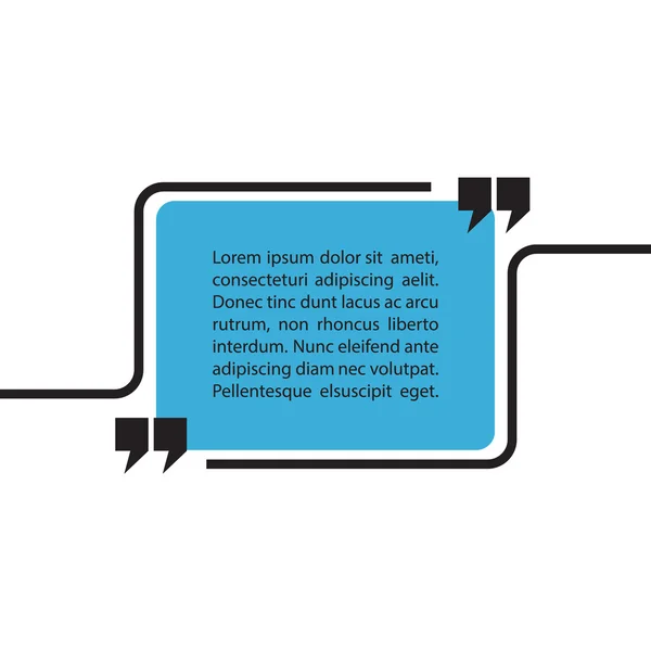 Citar burbuja de texto sobre fondo blanco. Citar plantilla de burbuja. Formulario de cotización . Gráficos Vectoriales