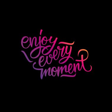 Her an el yazısı yazıt tadını çıkarın. Her an teklif zevk. El yazı çekilmiş.