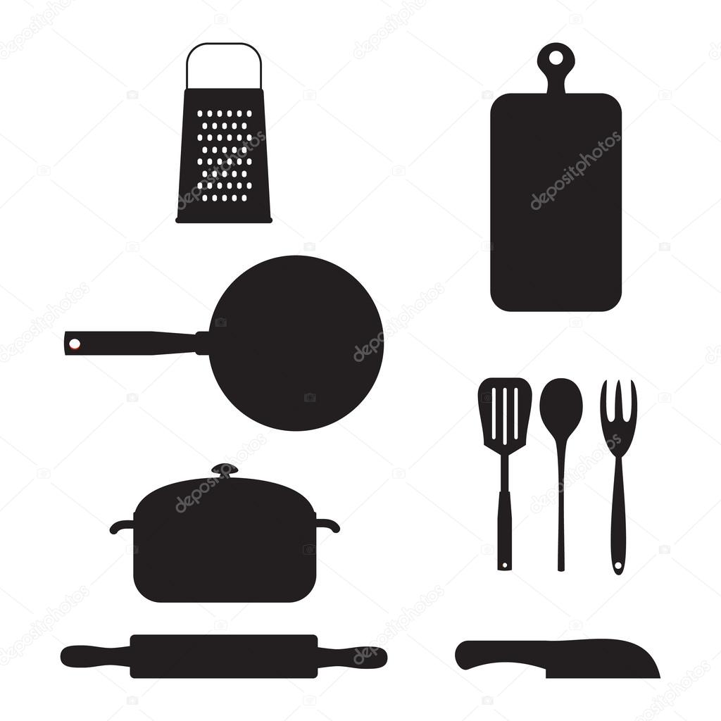 Kitchen stuff. Vector illustration.