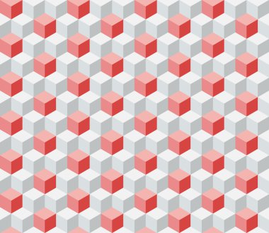 geometrik sorunsuz geçmiş küpleri ile.