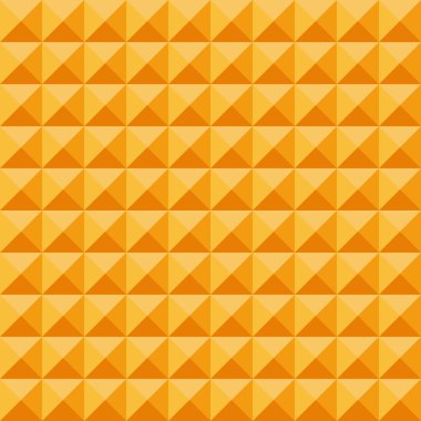 Turuncu sorunsuz üçgen desen.