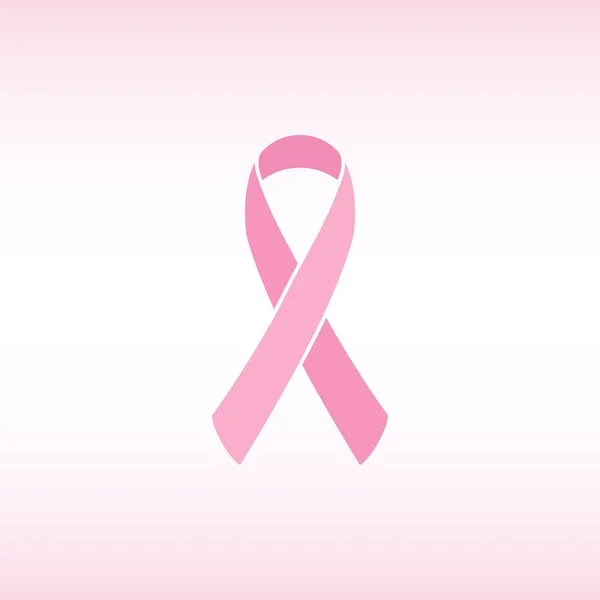 Κορδέλα του καρκίνου του μαστού. Ευαισθητοποίηση κορδέλα. — Διανυσματικό Αρχείο