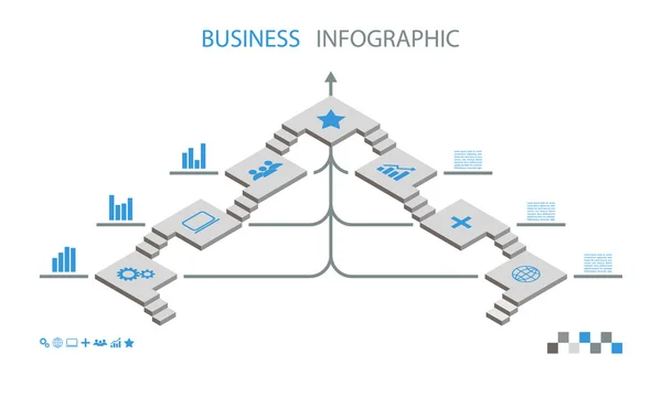 Infographic επιχειρήσεων. εικονογράφηση φορέας. — Διανυσματικό Αρχείο
